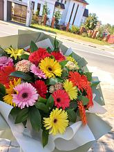 Букет цветов из:  Герберы #REPLACE_PRED# Степыгино