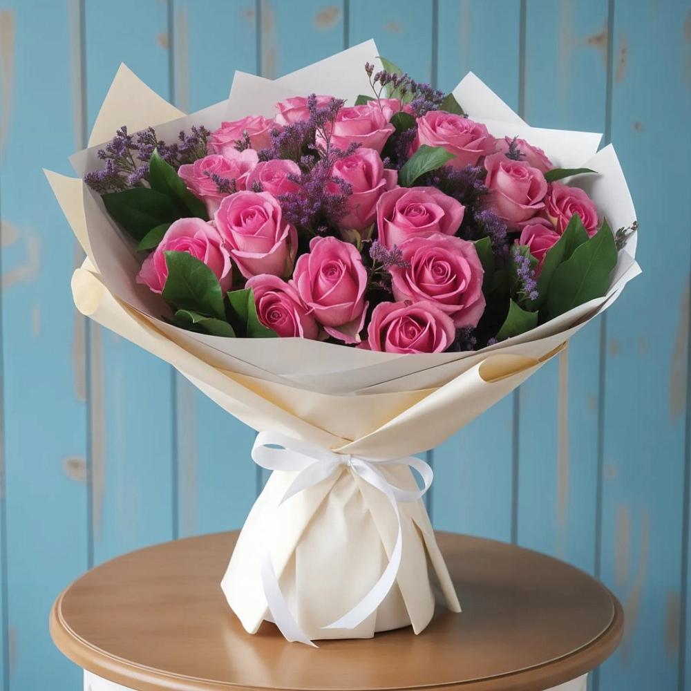 Букет цветов из: Розы в Степыгино